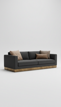 Galerie-Loungesofa in Anthrazit